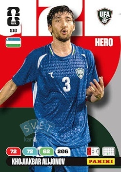 Khojiakbar Alijonov Uzbekistan Panini FIFA World Cup 2026 Adrenalyn XL #510